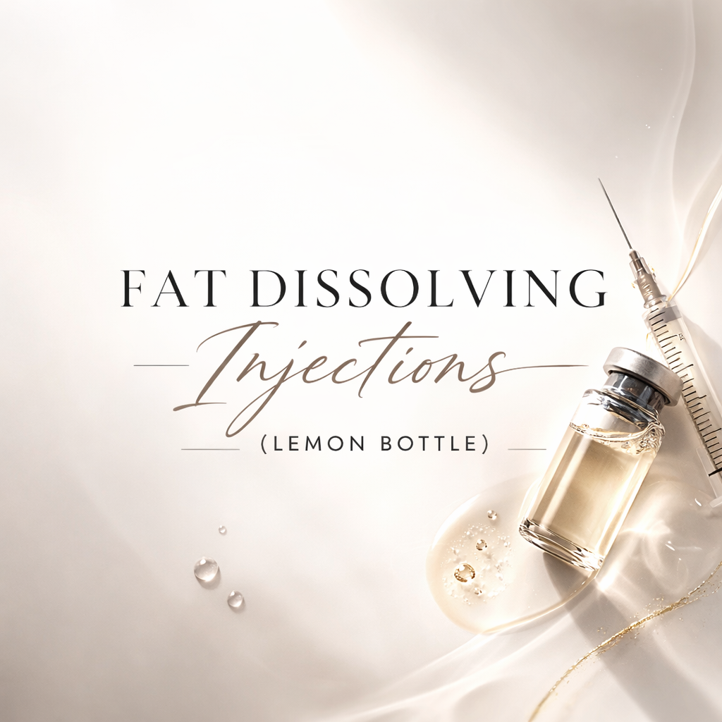 Fat dissolving injections (lemon bottle)